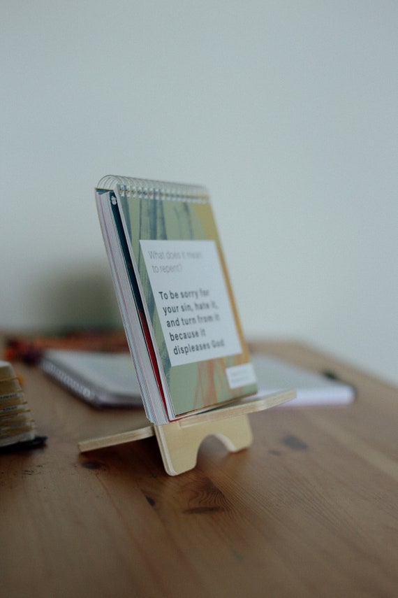 Catechism Book Stand / Modern Book Stand / Small Book Holder / Etsy