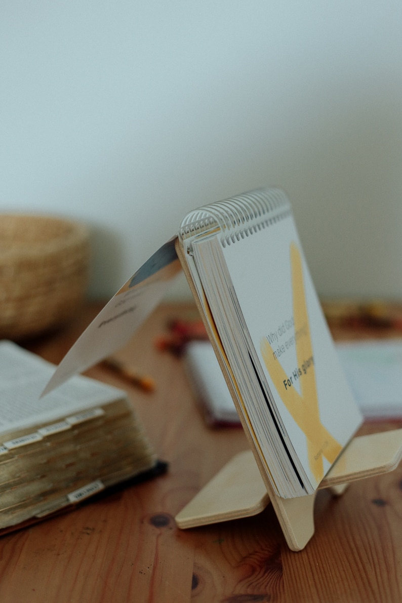 Catechism Book Stand / Modern Book Stand / Small Book Holder / Etsy