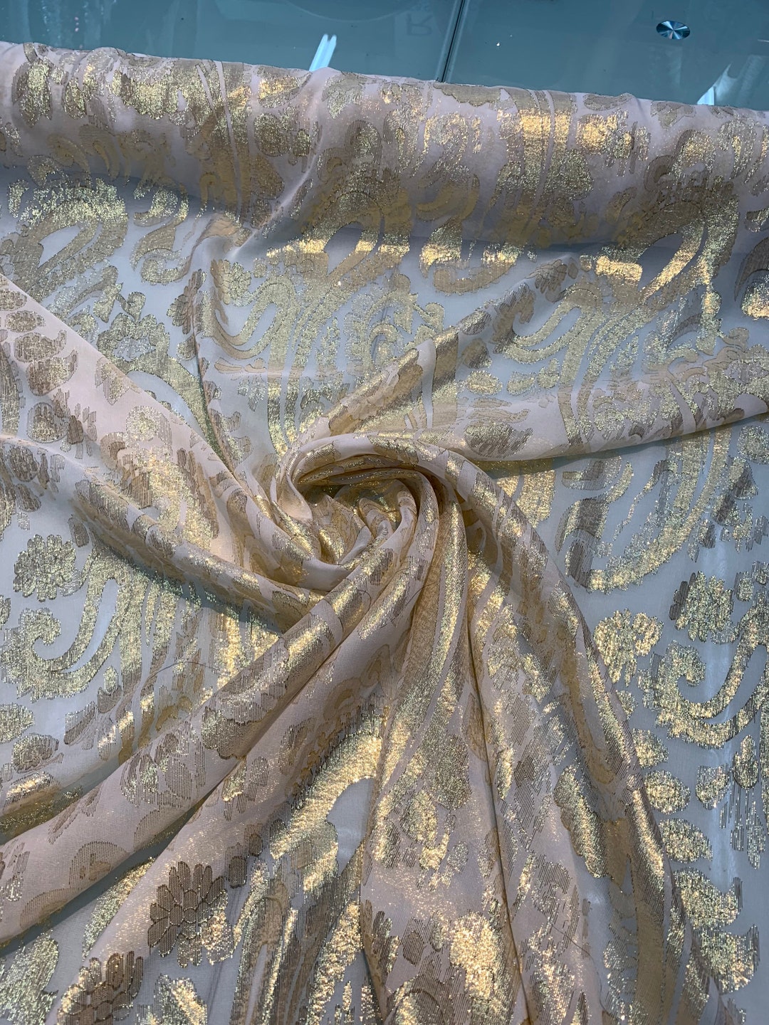 Gray JD 379 Silk Jacquard main image 1