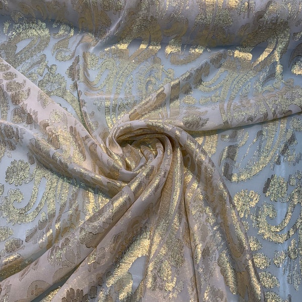 Silk Jacquard Fabric Etsy
