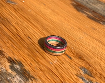 Recycled skateboard ring
