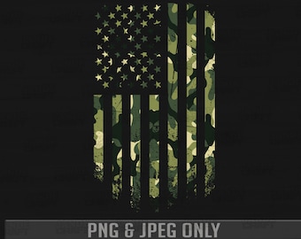 Camo USA Flag Png & Jpg Files only | Camoflauge Png | USA Flag Camoflauge | US Camo Png | Camo Png | Army Shirt | Military Shirt | veteran