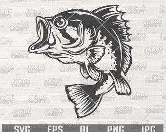 Download Big Mouth Fish Svg Etsy