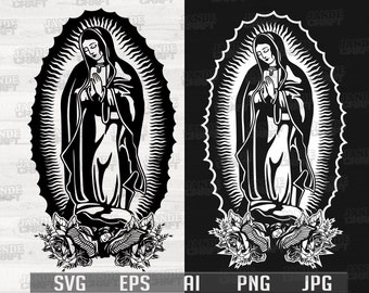 Download Virgin Mary Svg Etsy
