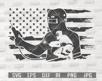 Dad Welder Svg Etsy