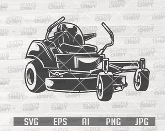 Download Lawn Mower Svg Etsy SVG Cut Files