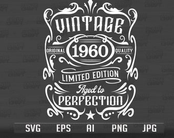 Download 1960 Birthday Svg Etsy