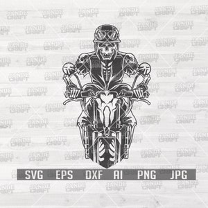 Biker Skull svg | Big Bike Rally Club Shirt png | Sport Papa Cadeau Idee | Motor Clipart | Motorwinkel eigenaar Cutfile | Rider Mom dxf