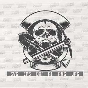 Mining Skull svg | Mining Svg | Miner Svg | Mining Shirt | Mining Cut Files | Mining Png | Miner Dad svg | Miner Shirt Svg | Mining Clipart
