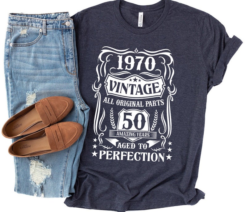 Download 50th Birthday Svg Aged to Perfection Svg Vintage Svg | Etsy