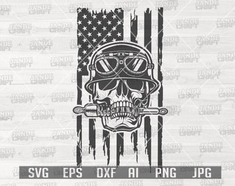 USA Biker Skull Svg | US Biker Svg | US Biker Club Svg | Skull svg | Motorbiker Svg | Us Biker Shirt | Biker Cut Files | Biker Clipart