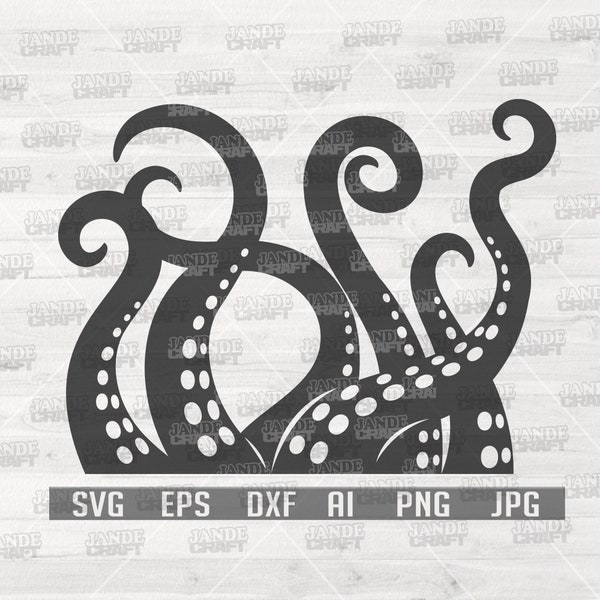 Octopus Tentacles Svg | Tentacles svg | Tentacles Clipart | Octopus Svg | Tentacles Cut Files | Octopus Clipart | Tentacles Stencil