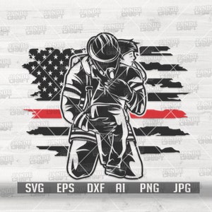 Amerikaanse brandweerman vader en zoon knuffelen svg | Vaderdag Shirt png | Brandweerman Papa Cutfile | Brandweerman stencil | Eerste antwoord | EMT-clipart