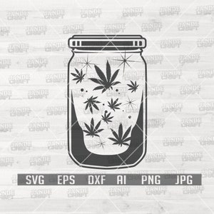 Frasco de marihuana SVG / Frasco de marihuana SVG / Frasco lleno de marihuana SVG / Marihuana SVG / Porro SVG / Marihuana SVG / Cannabis SVG / Porro para fumar SVG / Rasta SVG