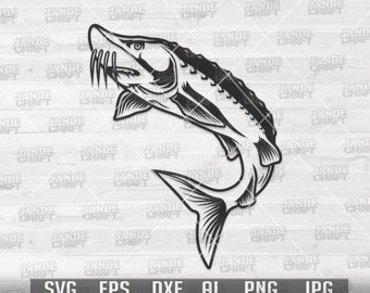 Fishing svg | Surgeon Fish svg | Angler Dad Clipart | Sea Angling Stencil | Salt Water Fish | Fisherman Shirt png | Fishing | Fish Hook On