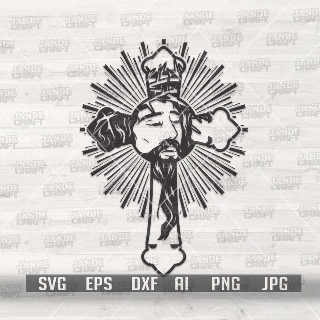 Jesus is Cross Svg | Crucifix Clipart | Holy God Cut File | Jesus Saves ...