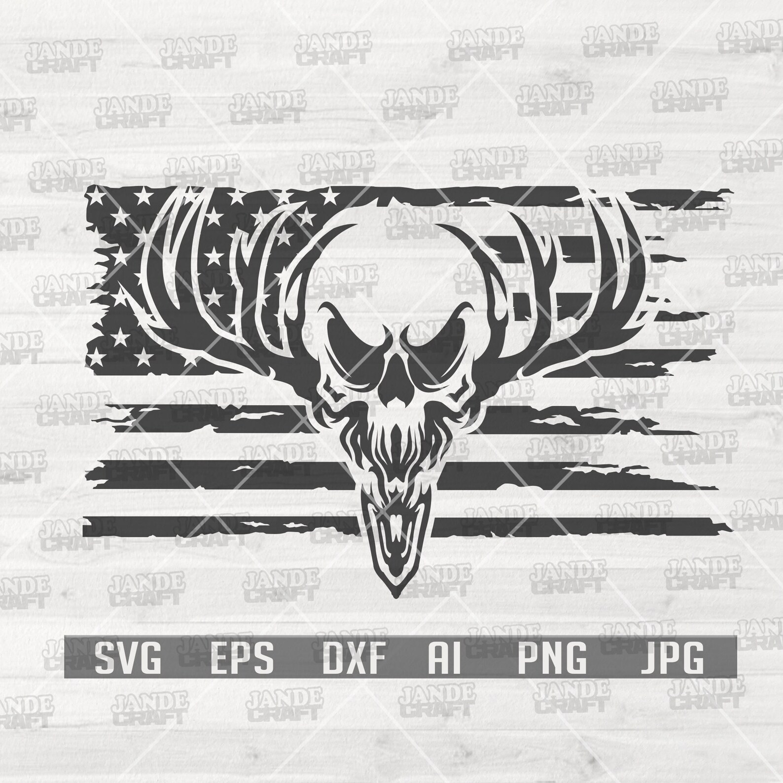 Download Us Deer Hunting Skull svg Us Deer Hunting Shirt svg | Etsy