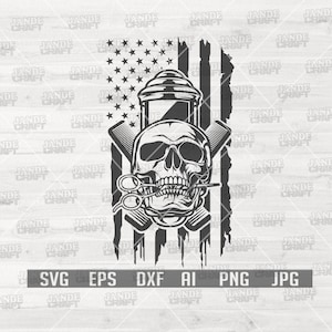 US Barber Skull svg | Barber Shirt svg | Hair Salon svg | Barber Hustler svg | Barbershop svg | Barber svg  | Barber png | Hair Stylist svg