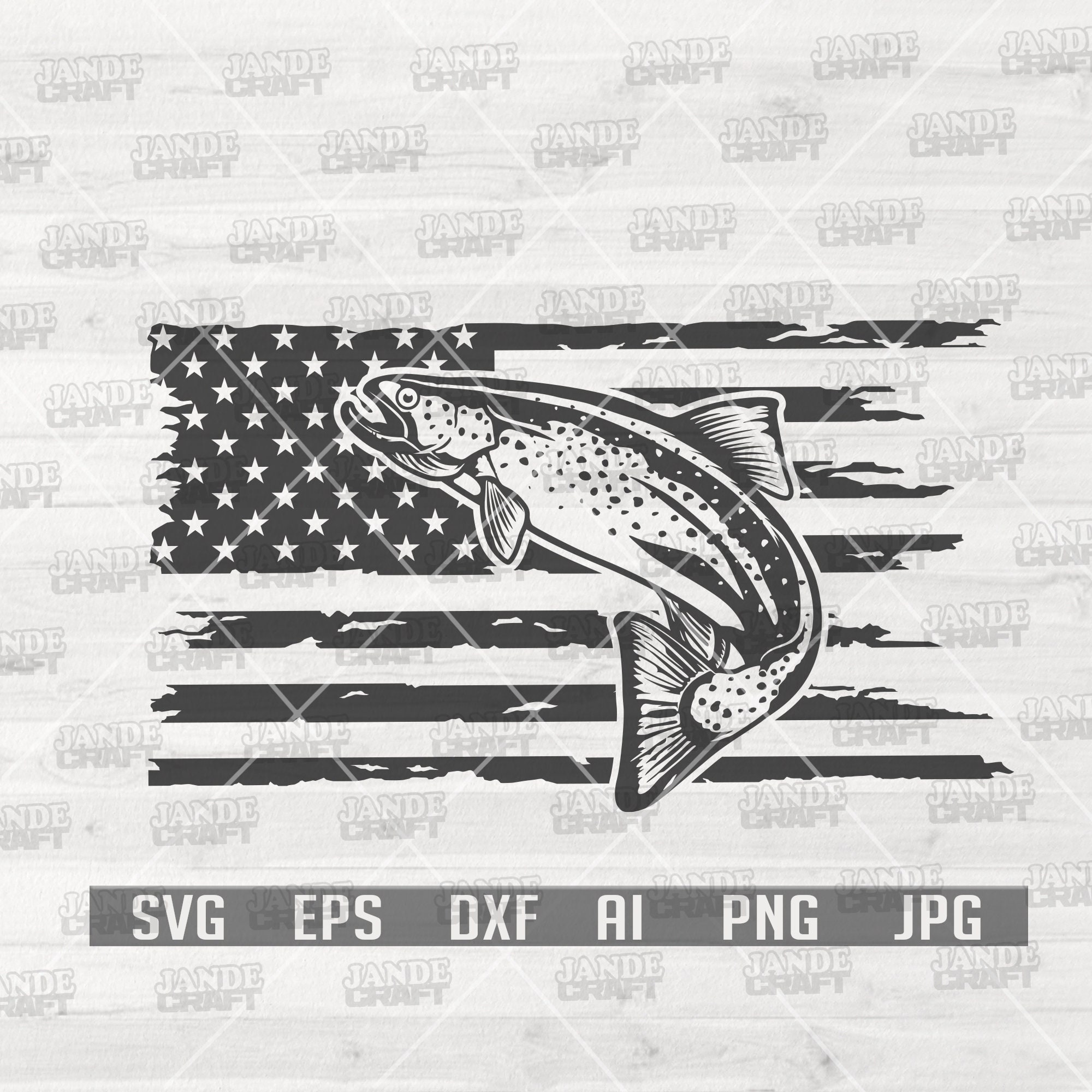 Trout Logo - Etsy