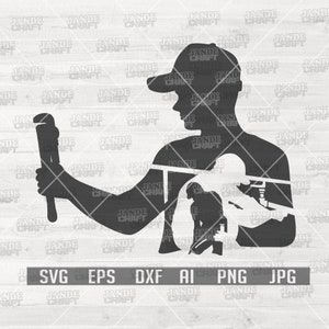 Peut inclure: Une silhouette d'une personne tenant une clé à molette, avec d'autres silhouettes de personnes travaillant en arrière-plan. L'image est en noir et blanc.