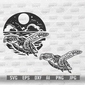 Turtle svg | Sea Turtle svg | Green Turtle svg | Summer Clipart | Holiday Shirt png | Beach Life Cutfile | Sea Animal svg | Cute Turtle svg
