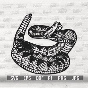 Rattle Snake svg | Serpent Clipart | Viper Cut File | Poisonous Creature Stencil | Crawling Animal Cutfile | Deadliest Reptile T-shirt png