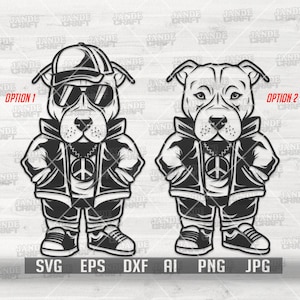 ヒップスター ピットブル svg | ヒッピー動物クリップアート | かわいいギャングスター ホーム ペット カットファイル | ヒップホップ ドッグ ステンシル | スワッグ ドッグ jpeg | ストリートウェア ファッション