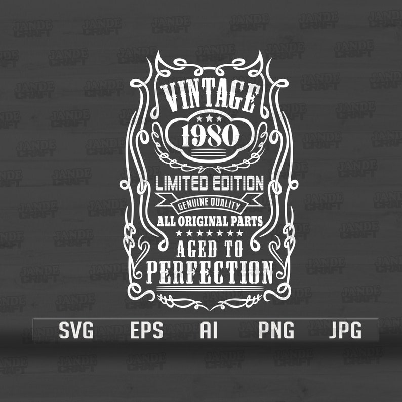 40th Birthday Shirt Svg File 40th Birthday gift Vintage | Etsy