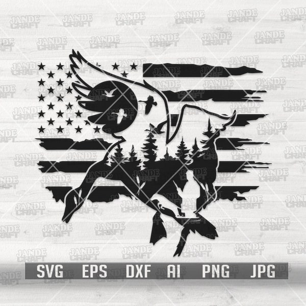 US Goose Hunting svg | Outdoor Shirt png | Waterfowl Clipart | Hunter Dad Gift Idea | Geese Hunt Cutfile | Duck Hunting Stencil| Camping dxf