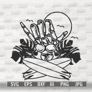 Beach svg, Shaka svg, Summer Holiday Cutfile, Vacation Shirt png, Tropical Island Clipart, Surfing Board, Surf Waves dxf, Sunset, Hang Loose