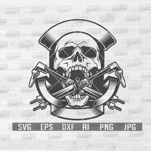 Welder Skull svg | Welder Shirt svg | Pipefitter svg | Gift for Welder | Welder Dad svg | Mechanic svg | Welder Cutfile | Skull svg | Welder