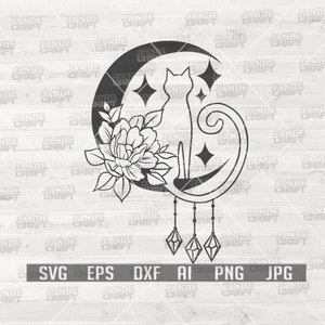 Crescent svg | Crescent Cutfile | Crescent Clipart | Crescent Cutting File | Crescentpng | Moon svg | Half Moon svg | Crystal svg |Night svg