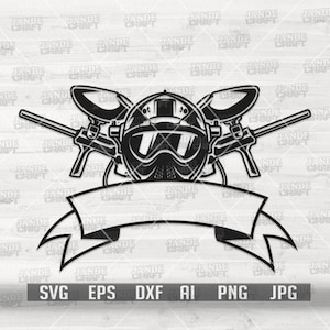 Paintball svg | Paintball Clipart | Paintball Cutfile | Paintball png | Paintball Gear svg | Paintball dxf | Combat Sports svg | Combat svg
