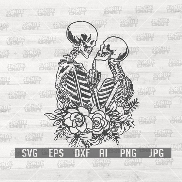 Skull Lovers svg | Lovers svg | Skull svg | Skull Clipart | Skull Cutfile | Skull Cutting File | Middle Finger svg | Lovers svg | Skull png