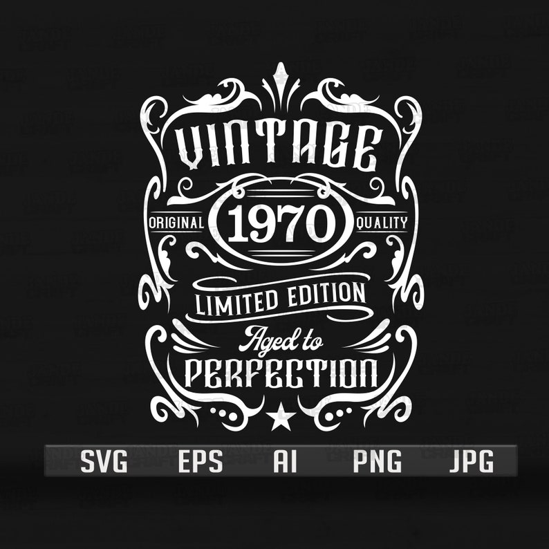Download 50th Birthday Svg Aged to Perfection Svg Vintage Svg | Etsy