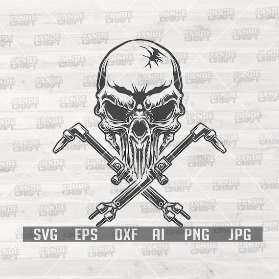 Welder Skull Svg | Welder Svg Files | Welder Clipart | Welding svg | Welding Skull Svg | Welder Shirt | Welder Cut Files | Welding Shirt