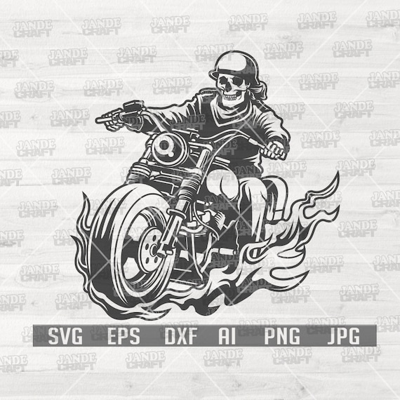 Biker Skull svg | Skull svg | Biker Clipart | Biker Cutfile | Rider svg | Motorbike svg | Bike Rally svg | Biker Shirt svg | Biker Skull png