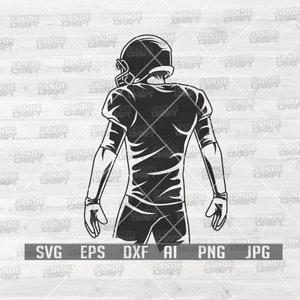 Football Player svg | Football Shirt svg | Football Fan svg | Football Dad svg | US Football Cutfile | Football Clipart | US Football png