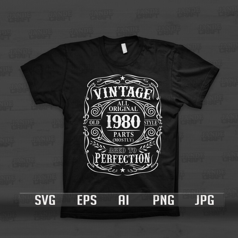 Download 40th Birthday Svg Aged to Perfection Svg Vintage Svg | Etsy