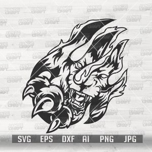 Löwen Kratzkralle svg | Wildtier Clipart | Dschungel Tier Schablone | King Talon Paw Schneidedatei | Angry Cat Shirt png | Zoo Safari Life dxf