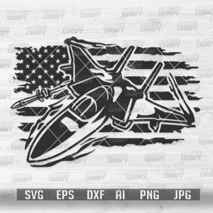 Jato de caça dos EUA svg | Clipart da Força Aérea | Soldado Pai Cutfile | Camisa Militar png | Estêncil de veterano de combate | Piloto de avião | Capitão de voo dos EUA