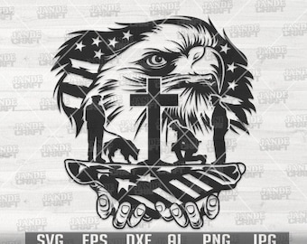 Police svg | Polliceman svg | US Eagle svg | Police Man Kneeling Cross svg | Blue Thin Line svg | Patriotic svg | Memorial Day | Responder
