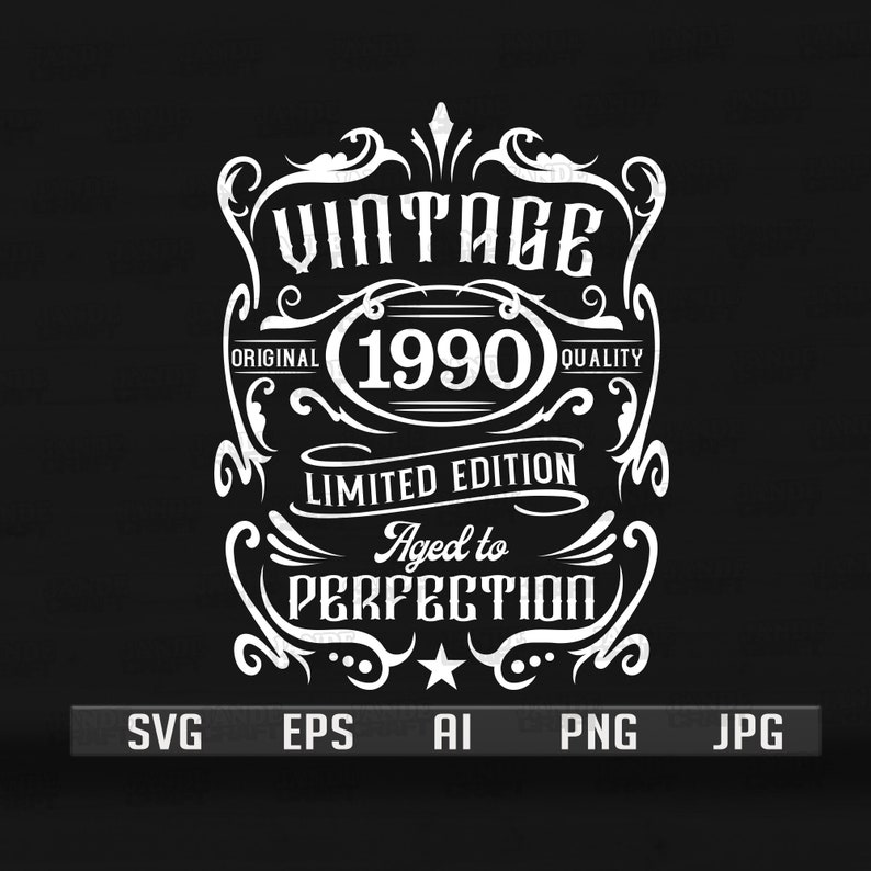30th Birthday Svg Aged to Perfection Svg Vintage Svg | Etsy