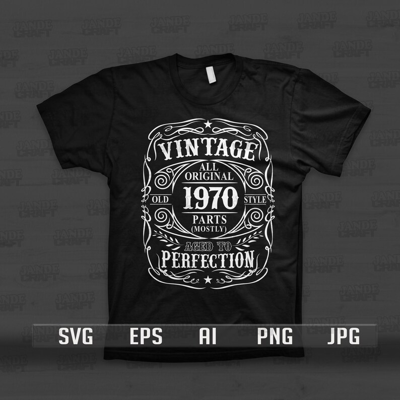 Download 50th Birthday Svg Aged to Perfection Svg Vintage Svg | Etsy