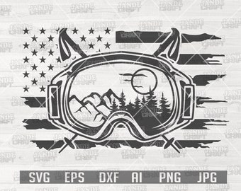 US Snowboarding svg | Snowboarding Clipart | US Skiing svg | US Snow Goggles  Svg | Snow Boarding Goggles svg | Mountain Snow Goggles svg