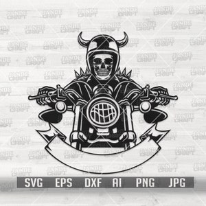 Biker schedel svg | Motor clipart | Sport papa-shirt png | Extreem ritsjabloon | Motorfiets dxf | Big Bike Rally Cutfile | Tandem rijden