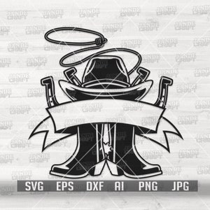 Cowboy Gear svg | Cowboy Clipart | Cowboy Cutfile | Cowboy Logo png | Cowboy Stencil | Cowboy dxf | Western svg | Boho svg | Western Clipart