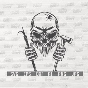 Fire Fighter Skull svg | Fireman Skull Clipart | Firefighter Dad Shirt png | Red Thin Line dxf | Rescue Cutfile | First Dispatcher Stencil