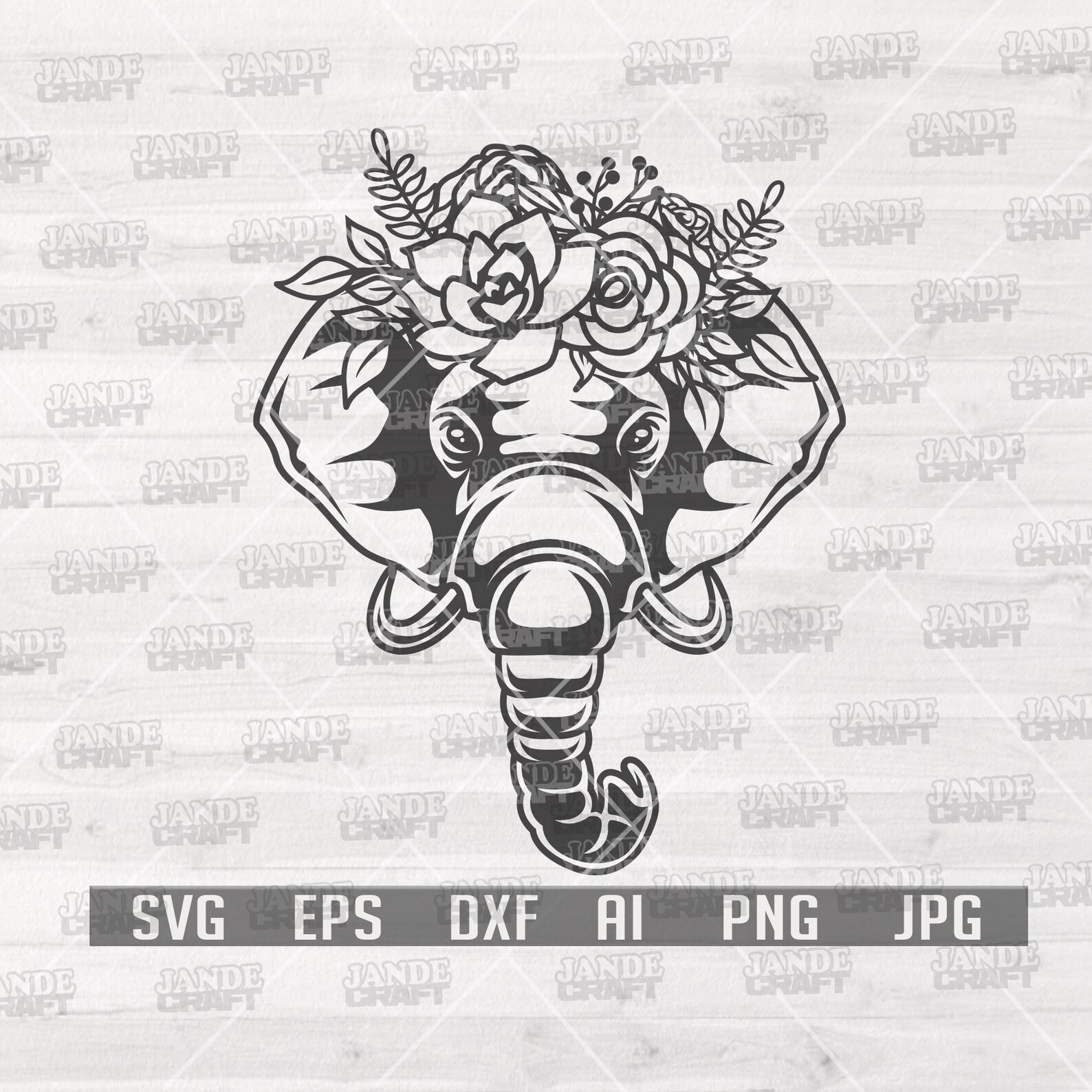 Free Free 190 Elephant Card Svg SVG PNG EPS DXF File