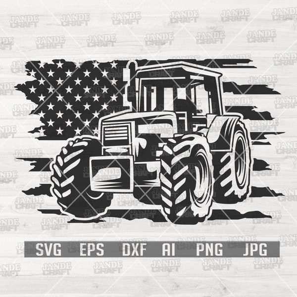 US Tractor svg | Tractor Shirt svg | US Farm Life svg | Farm Shirt svg | Tractor Cutfiles | Tractor Clipart | Farmer Clipart | Tractor png